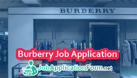 burberry careers kuwait|burberry application form.